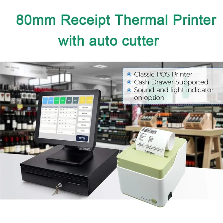 80mm Bluetooth Thermal Printer Auto Cutter